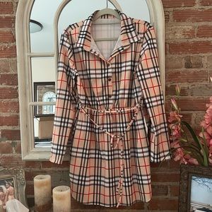 Designer Inspired Checkered Dress